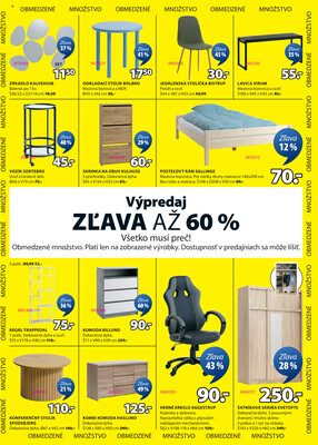 Leták Jysk
		  platný do 1.7.2025 - strana 4