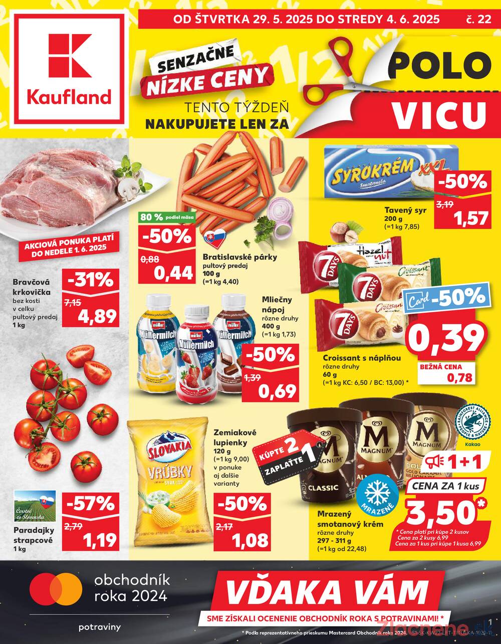 Leták Kaufland - Kaufland 29.5. - 4.6. - Kaufland (A. H. Škultétyho, Veľký Krtíš) - strana 1