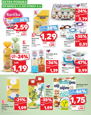 Kaufland 29.5. - 4.6. - Kaufland (A. H. Škultétyho, Veľký Krtíš)