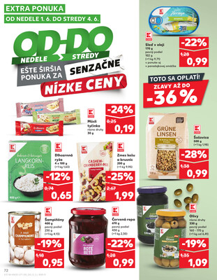Kaufland 29.5. - 4.6. - Kaufland Dunajská Streda