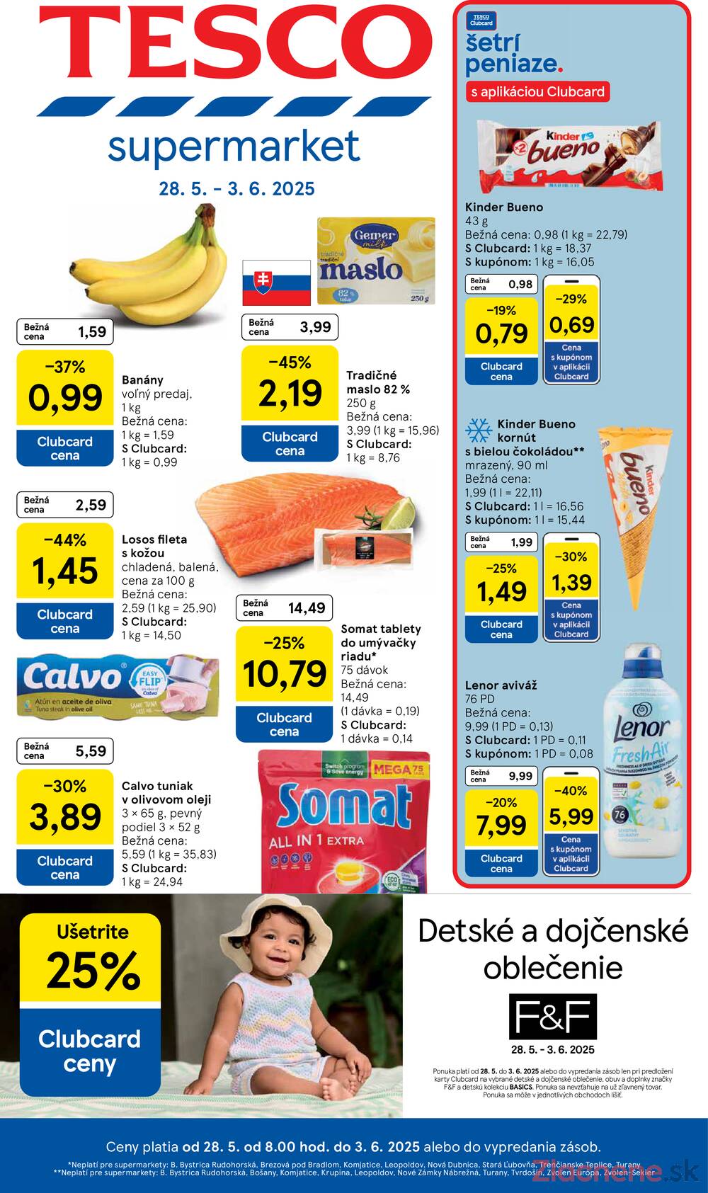 Leták Tesco - Tesco supermarkety od 28.5. do 3.6.2025 - strana 1 Leták Tesco - Tesco supermarkety od 28.5. do 3.6.2025 - strana 1