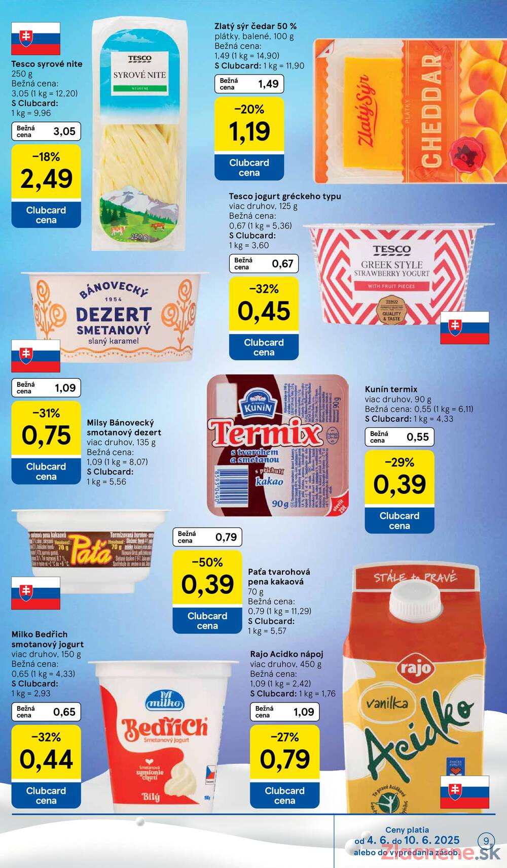 Leták Tesco - Tesco supermarkety od 4.6. do 10.6.2025 - strana 9