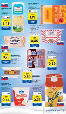 Tesco supermarkety od 4.6. do 10.6.2025
