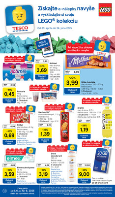 Tesco supermarkety od 4.6. do 10.6.2025