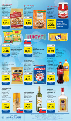 Tesco supermarkety od 4.6. do 10.6.2025