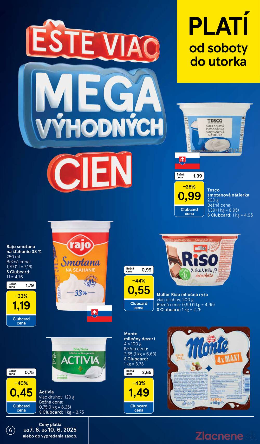Leták Tesco - Tesco malé hypermarkety od 4.6. do 10.6.2025 - strana 6 Leták Tesco - Tesco malé hypermarkety od 4.6. do 10.6.2025 - strana 6