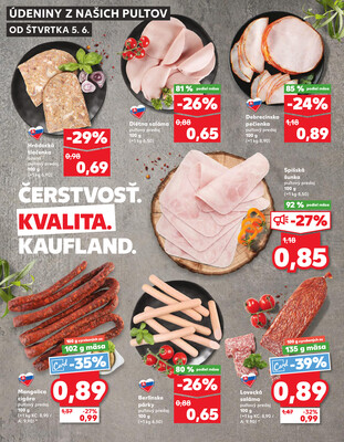 Kaufland 5.6. - 11.6. - Kaufland Bánovce nad Bebravou