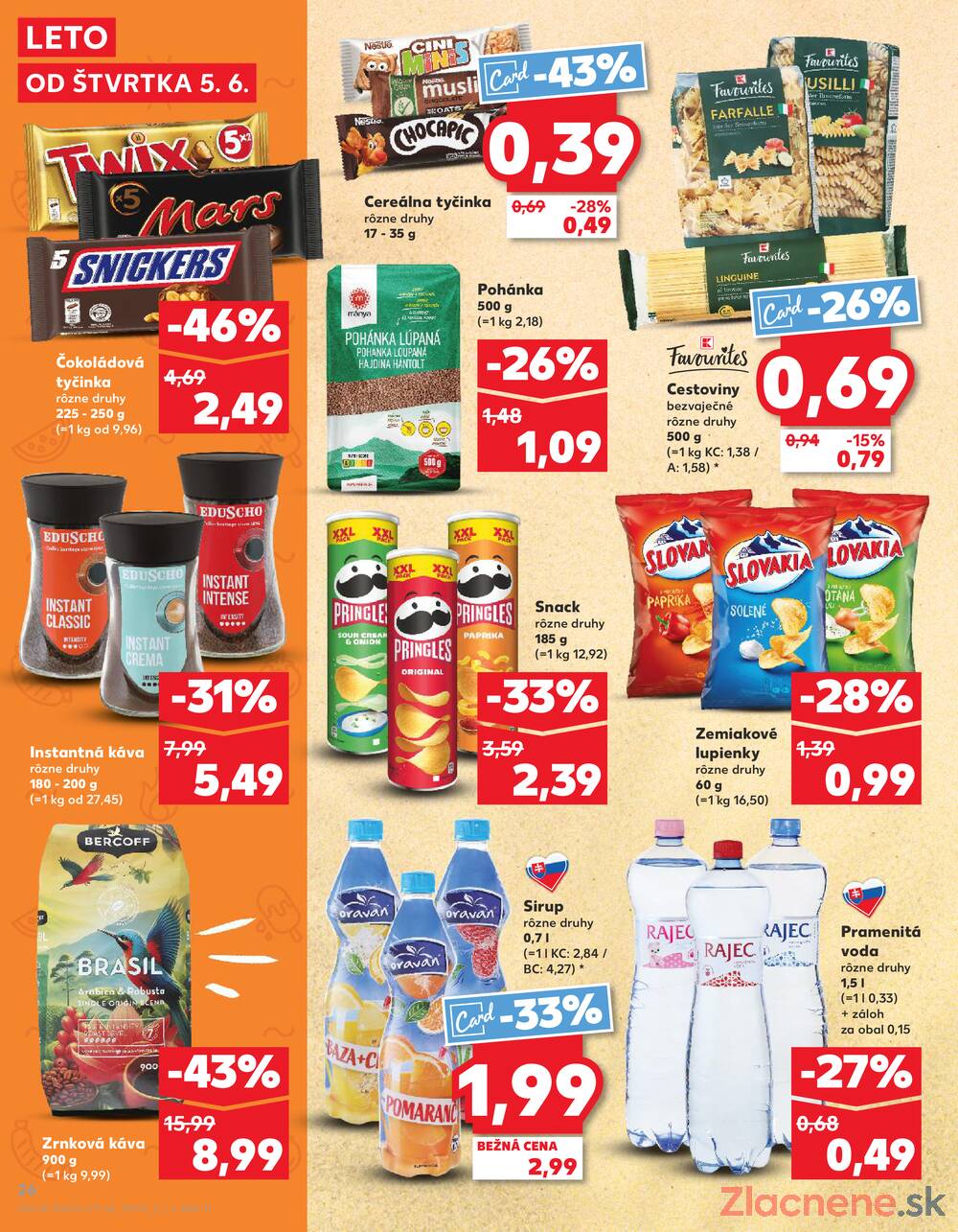 Leták Kaufland - Kaufland 5.6. - 11.6. - Kaufland Bratislava Danubia – Panónska cesta - strana 26