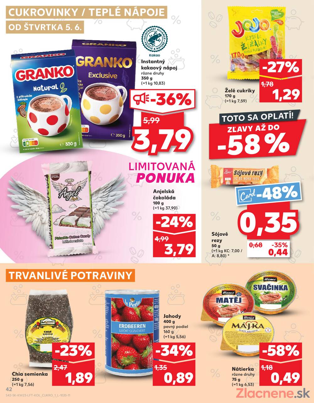 Leták Kaufland - Kaufland 5.6. - 11.6. - Kaufland Bratislava Danubia – Panónska cesta - strana 42