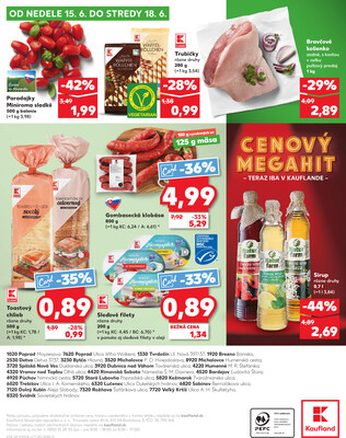 Kaufland 12.6. - 18.6. - Kaufland Spišská Nová Ves