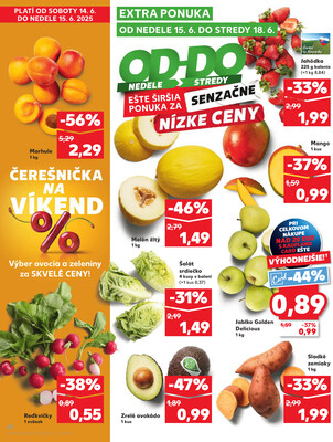 Kaufland 12.6. - 18.6. - Kaufland Vranov nad Topľou