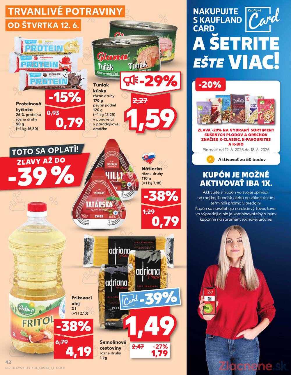 Leták Kaufland - Kaufland 12.6. - 18.6. - Kaufland Sabinov - strana 42