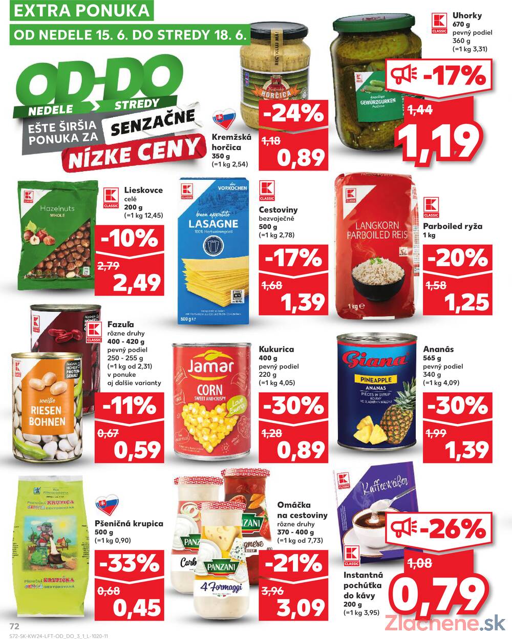 Leták Kaufland - Kaufland 12.6. - 18.6. - Kaufland (A. H. Škultétyho, Veľký Krtíš) - strana 72