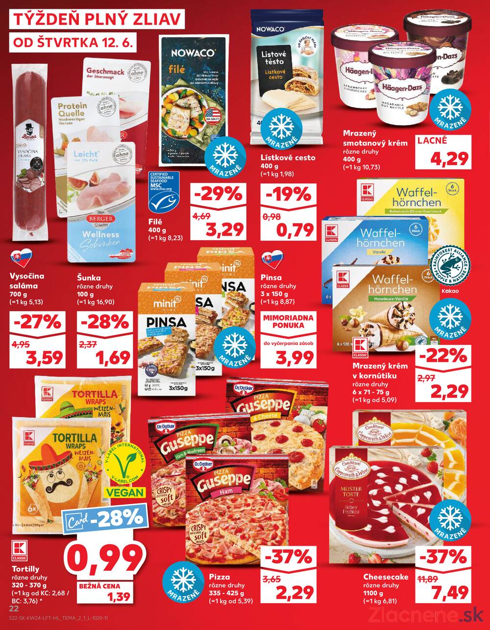 Leták Kaufland - Kaufland 12.6. - 18.6. - Kaufland Bratislava - Podunajské Biskupice - strana 22