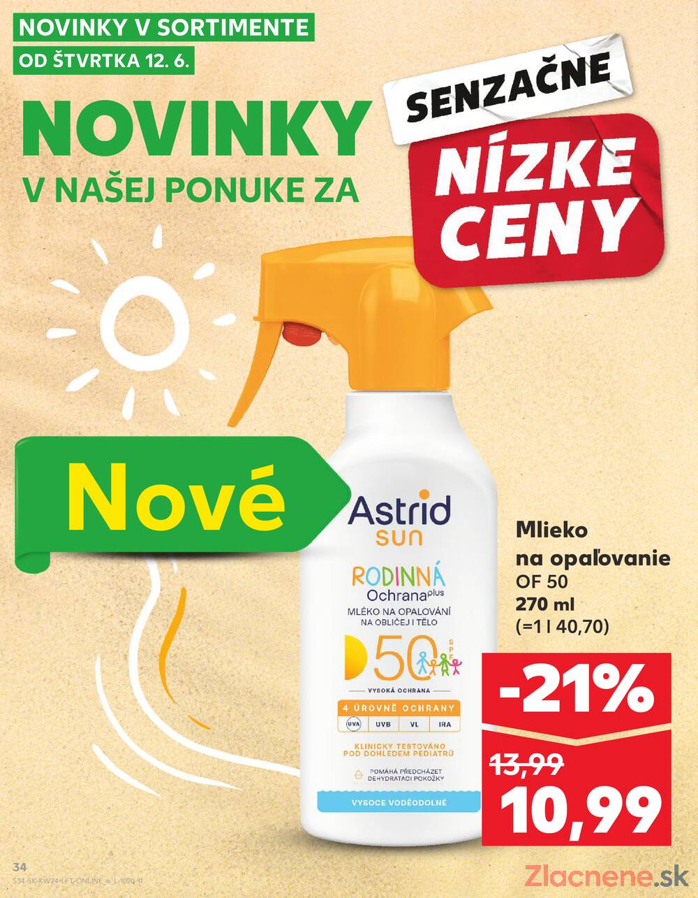 Leták Kaufland - Kaufland 12.6. - 18.6. - Kaufland Bratislava - Podunajské Biskupice - strana 34