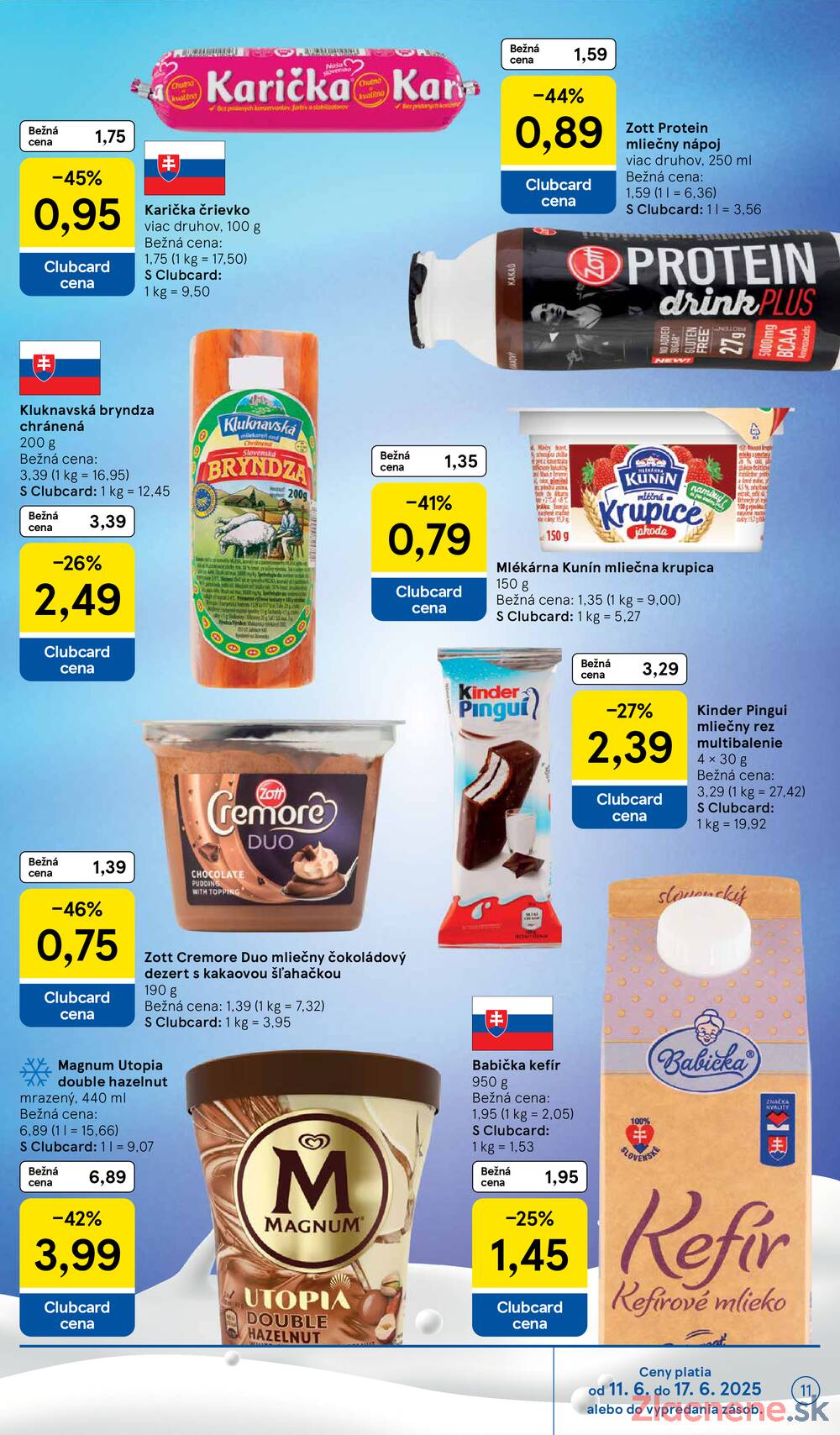Leták Tesco - Tesco supermarkety od 11.6. do 17.6.2025 - strana 11 Leták Tesco - Tesco supermarkety od 11.6. do 17.6.2025 - strana 11