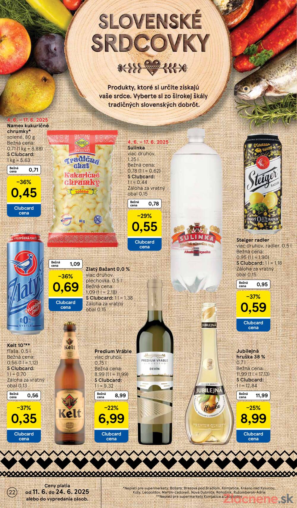Leták Tesco - Tesco supermarkety od 11.6. do 17.6.2025 - strana 22 Leták Tesco - Tesco supermarkety od 11.6. do 17.6.2025 - strana 22