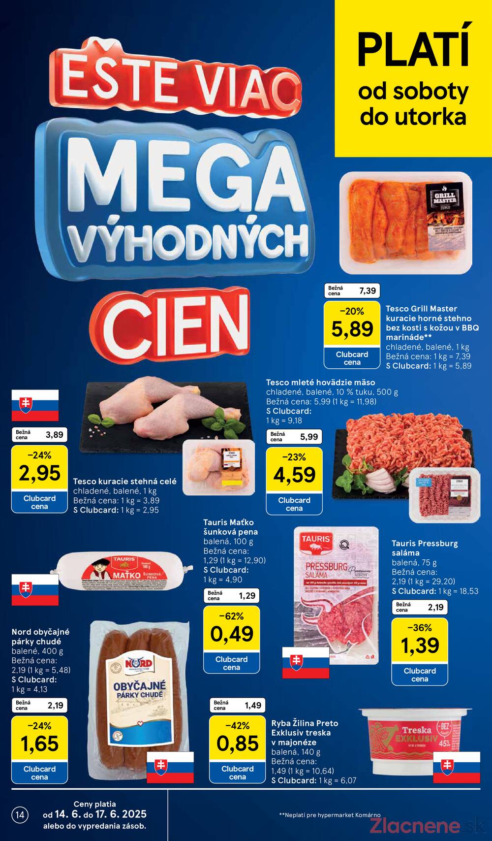 Leták Tesco - Tesco malé hypermarkety od 11.6. do 17.6.2025 - strana 14 Leták Tesco - Tesco malé hypermarkety od 11.6. do 17.6.2025 - strana 14