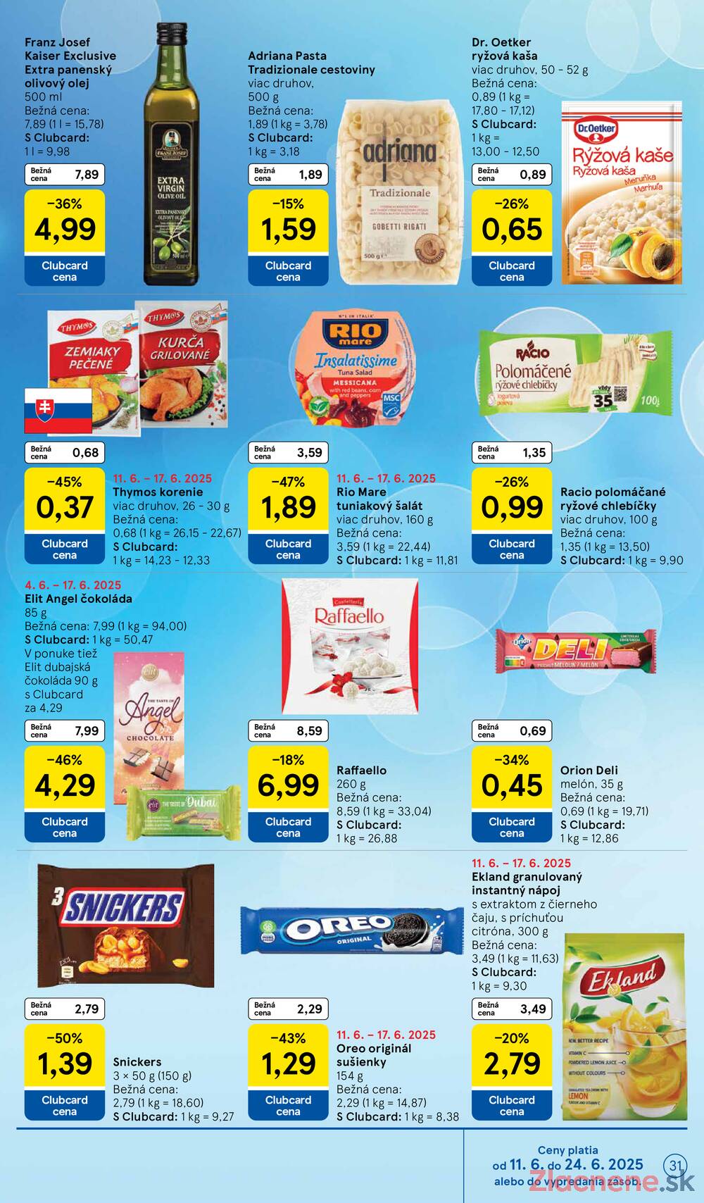 Leták Tesco - Tesco malé hypermarkety od 11.6. do 17.6.2025 - strana 31 Leták Tesco - Tesco malé hypermarkety od 11.6. do 17.6.2025 - strana 31