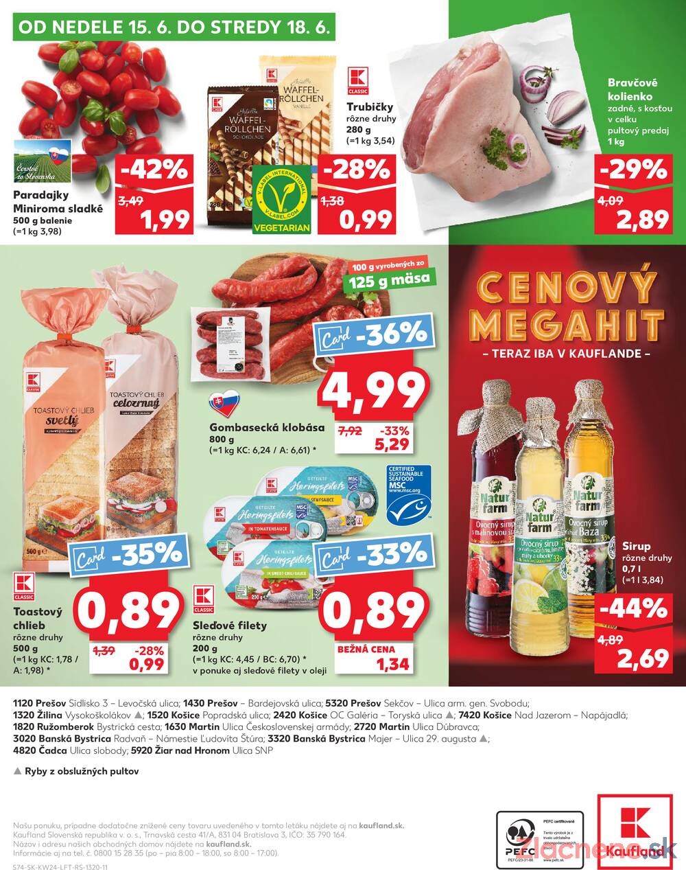 Leták Kaufland - Kaufland 12.6. - 18.6. - Kaufland Martin - strana 74 Leták Kaufland - Kaufland 12.6. - 18.6. - Kaufland Martin - strana 74
