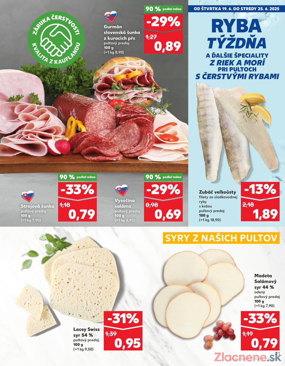 Leták Kaufland - Kaufland 19.6. - 25.6. - Kaufland Bratislava - Petržalka - strana 21