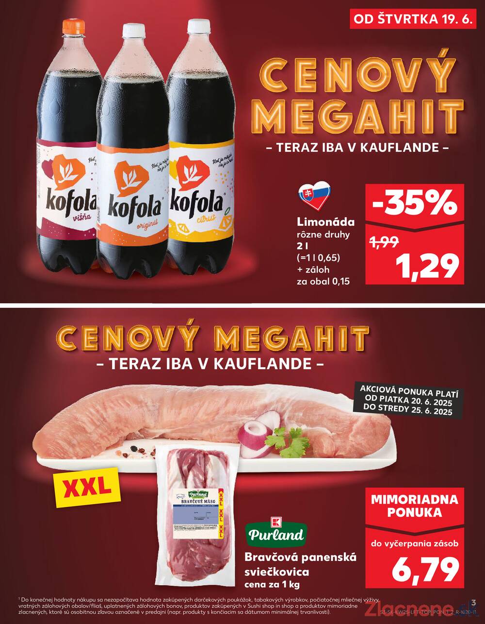 Leták Kaufland - Kaufland 19.6. - 25.6. - Kaufland Bratislava - Rača - strana 3