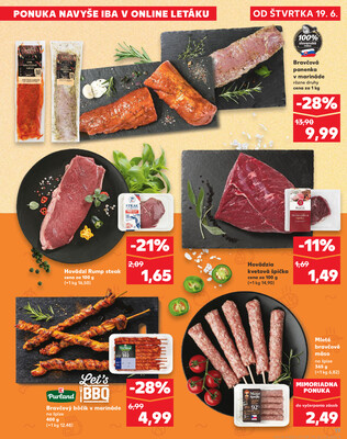 Kaufland 19.6. - 25.6. - Kaufland Bratislava - Rača