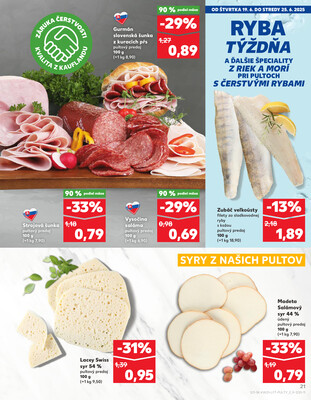 Kaufland 19.6. - 25.6. - Kaufland Bratislava - Rača