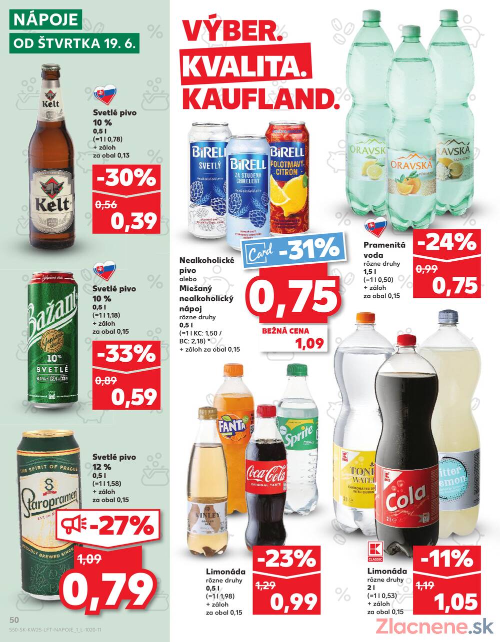 Leták Kaufland - Kaufland 19.6. - 25.6. - Bratislava-Patrónka - strana 50
