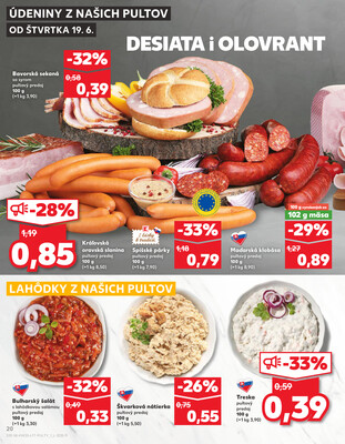 Kaufland 19.6. - 25.6. - Bratislava-Patrónka