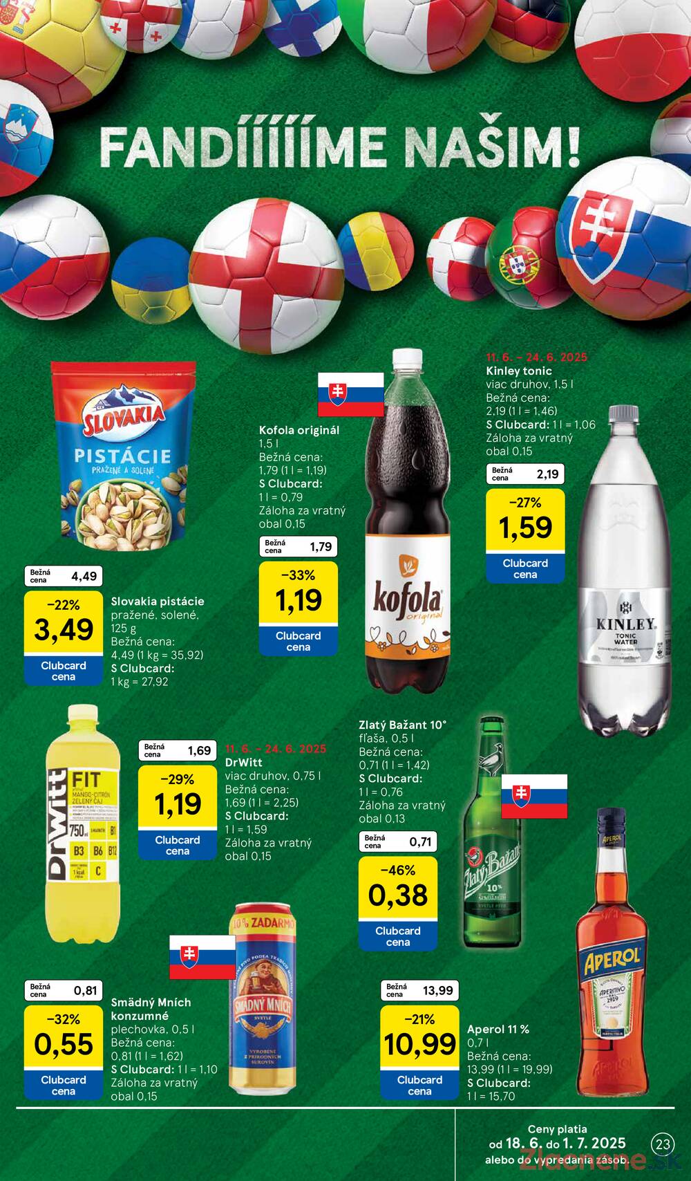 Leták Tesco - Tesco supermarkety od 18.6. do 24.6.2025 - strana 23 Leták Tesco - Tesco supermarkety od 18.6. do 24.6.2025 - strana 23