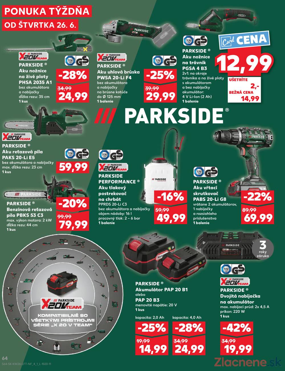 Leták Kaufland - Kaufland 26.6. - 2.7. - Kaufland Detva - strana 64