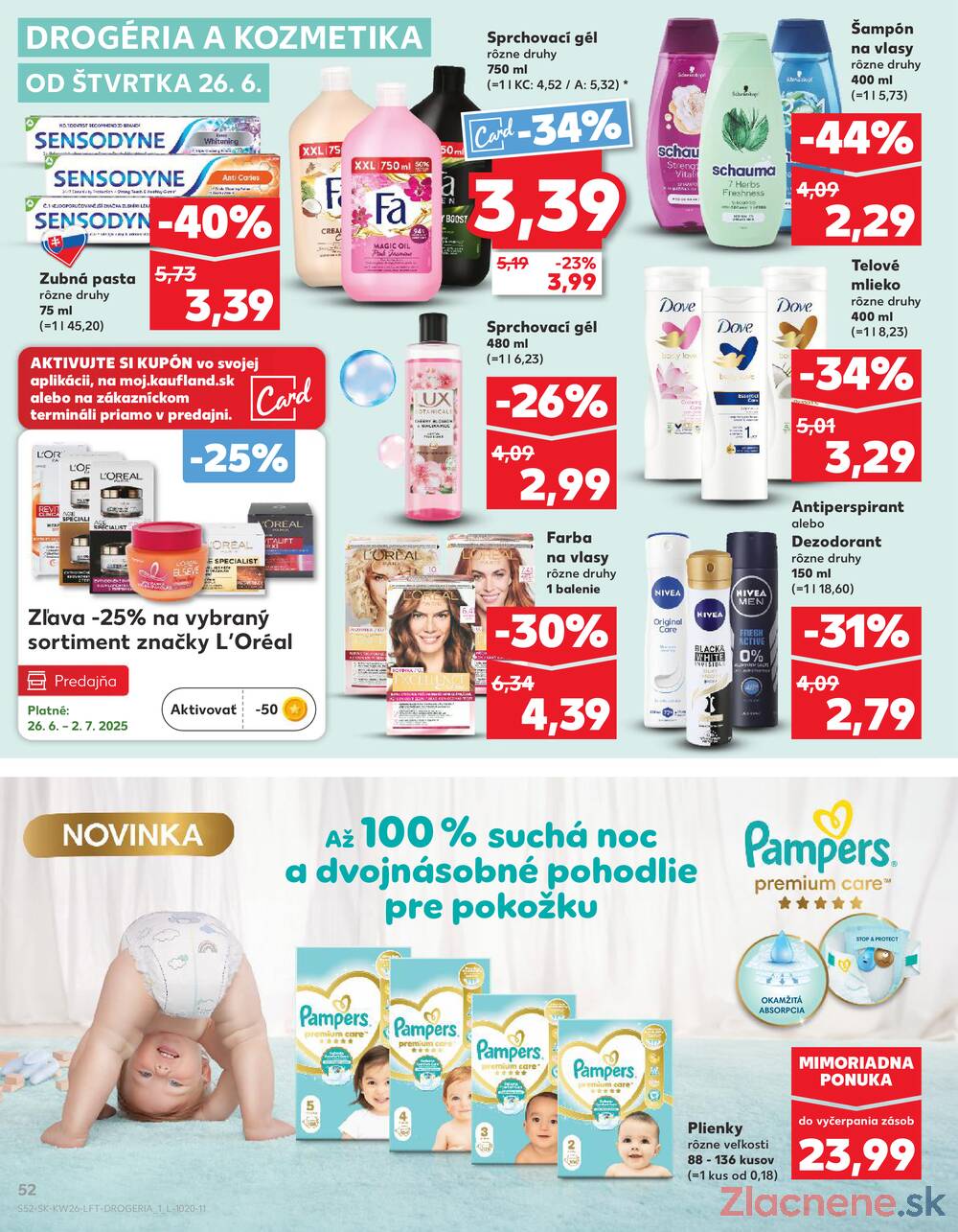 Leták Kaufland - Kaufland 26.6. - 2.7. - Kaufland Bytča - strana 52