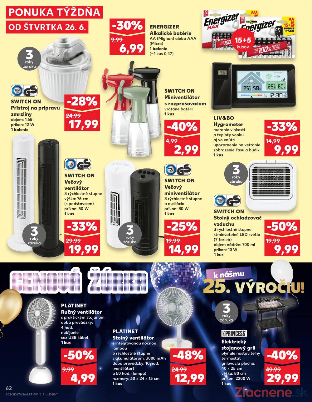 Leták Kaufland - Kaufland 26.6. - 2.7. - Kaufland Trebišov - strana 62