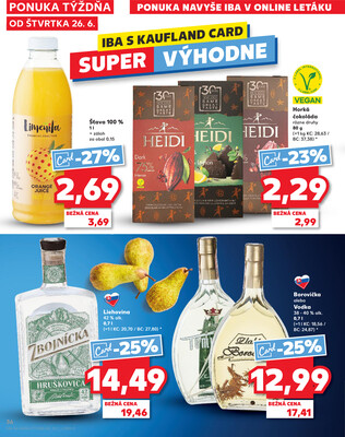 Kaufland 26.6. - 2.7. - Kaufland Trebišov