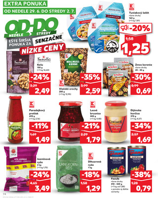 Kaufland 26.6. - 2.7. - Kaufland Trebišov