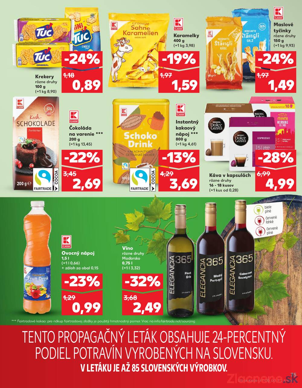 Leták Kaufland - Kaufland 26.6. - 2.7. - Kaufland Dolný Kubín - strana 75