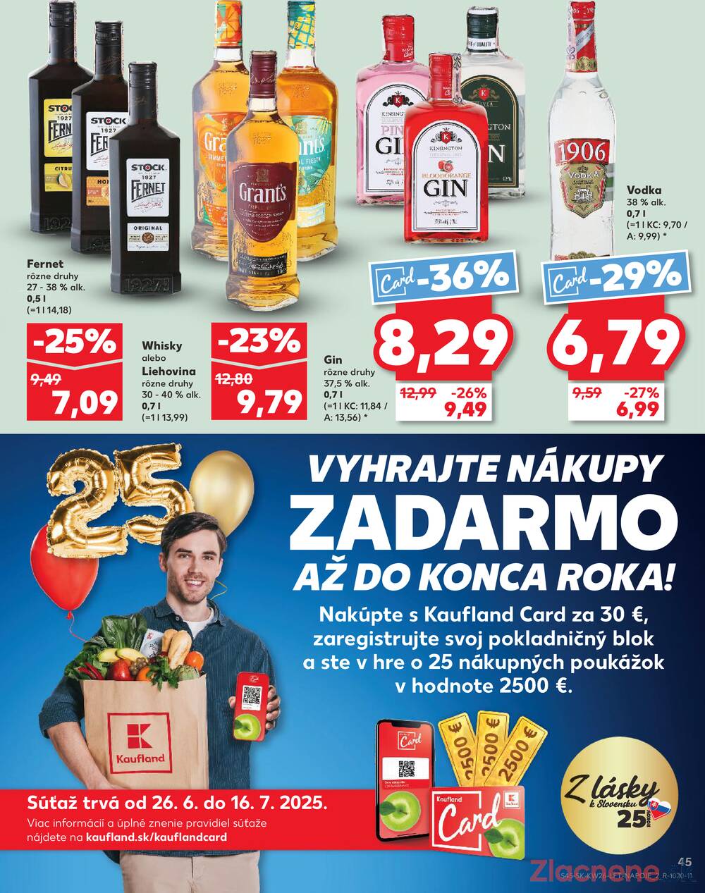 Leták Kaufland - Kaufland 26.6. - 2.7. - Kaufland Poprad - Jiřího Wolkera - strana 45