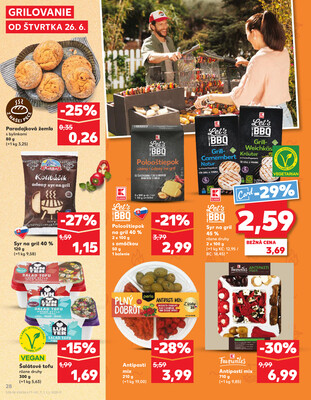 Kaufland 26.6. - 2.7. - Kaufland Poprad - Jiřího Wolkera