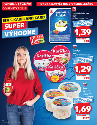 Kaufland 26.6. - 2.7. - Kaufland Poprad - Jiřího Wolkera