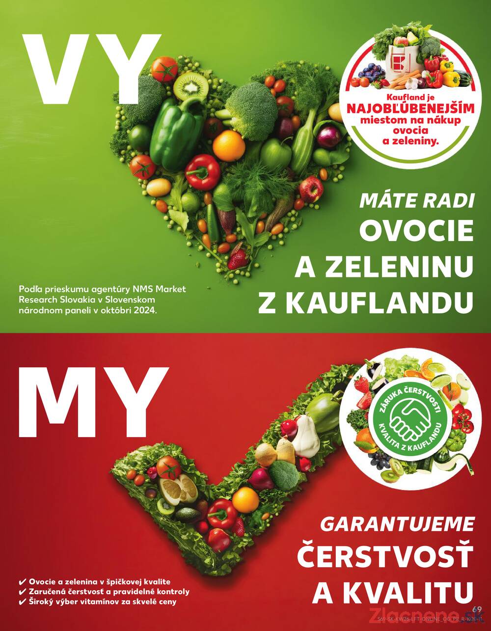 Leták Kaufland - Kaufland 26.6. - 2.7. - Kaufland (Harmincova, Bratislava - Dúbravka) - strana 69