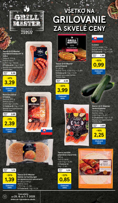 Tesco supermarkety od 25.6. do 1.7.2025