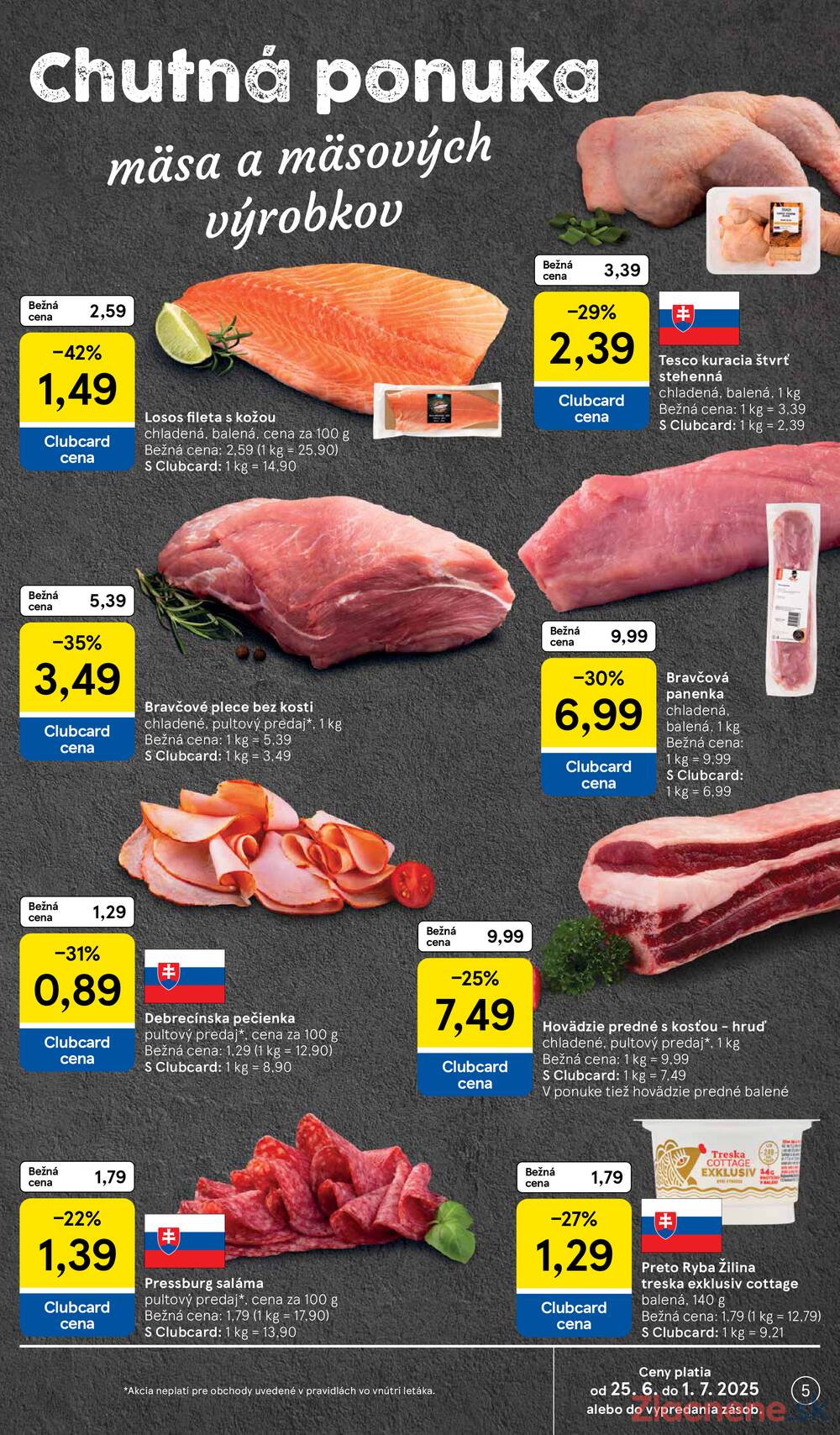 Leták Tesco - Tesco malé hypermarkety od 25.6. do 1.7.2025 - strana 5 Leták Tesco - Tesco malé hypermarkety od 25.6. do 1.7.2025 - strana 5