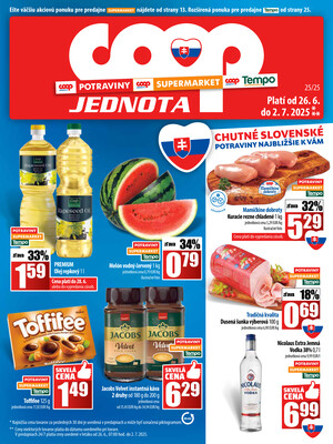 COOP Jednota Slovensko : 1 leták