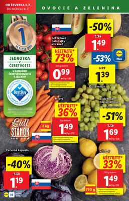 Leták Lidl
		  platný do 6.7.2025 - strana 72