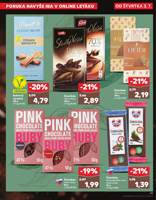 Kaufland 3.7. - 9.7. - Kaufland Tvrdošín
