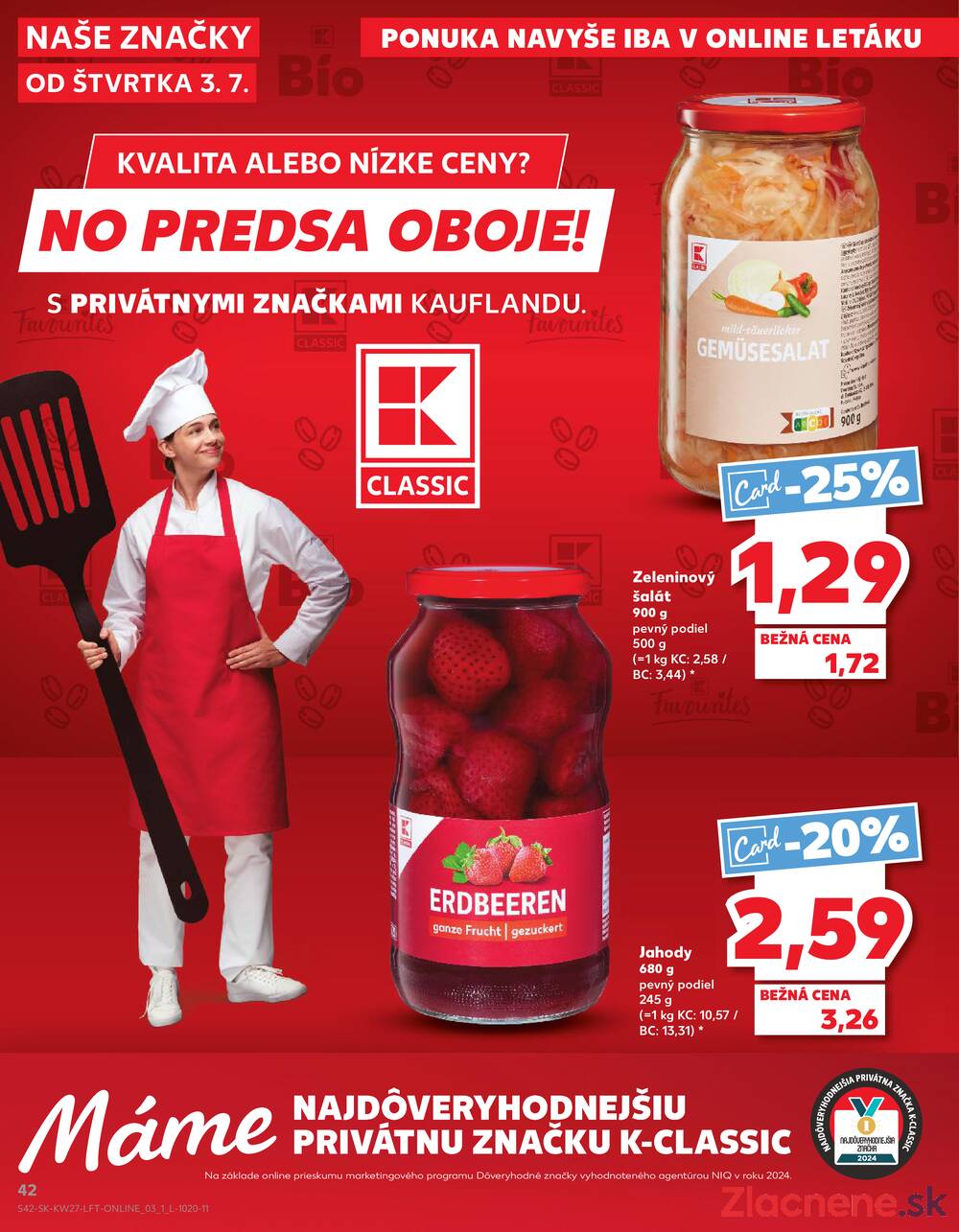 Leták Kaufland - Kaufland 3.7. - 9.7. - Kaufland Bardejov - strana 42