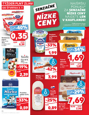 Kaufland 3.7. - 9.7. - Kaufland Stará Ľubovňa