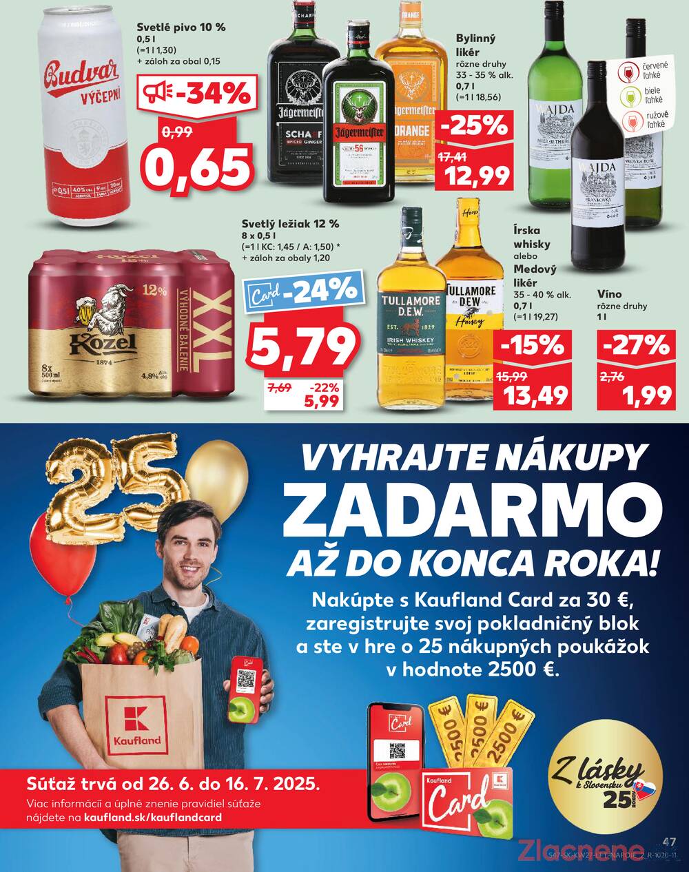 Leták Kaufland - Kaufland 3.7. - 9.7. - Kaufland Rožňava - strana 47