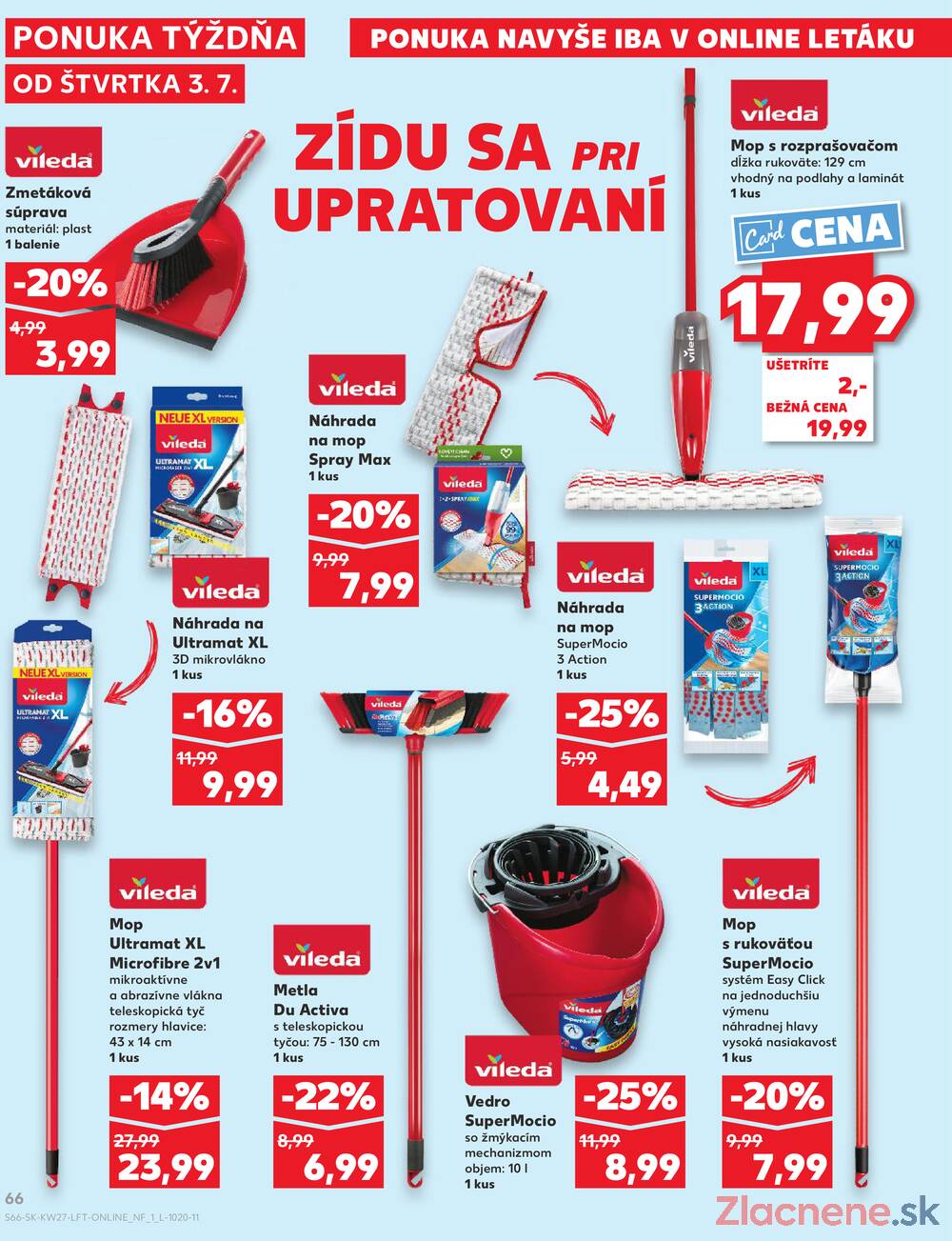 Leták Kaufland - Kaufland 3.7. - 9.7. - Kaufland Poprad - Jiřího Wolkera - strana 66